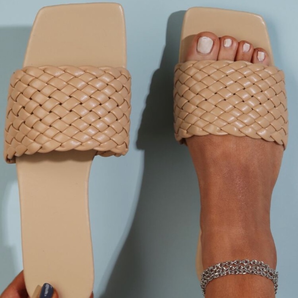 Braided Slide Sandals